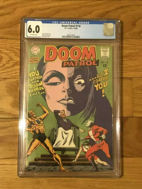 Doom Patrol #118    Cgc 6.0 1968