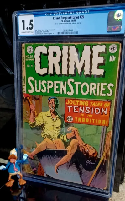 Crime Suspenstories #24 Cgc 1.5 Ec Comics Soti Us Senate 1954