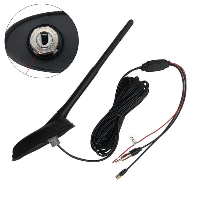 Installazione rapida e facile auto DAB + GPS + FM montaggio amplificato attivo antenna