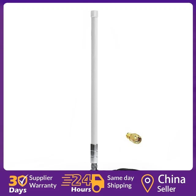5dBi 858-878MHz for Helium Hotspot Miner Antenna+Magnet Base (55cm White) ☘️