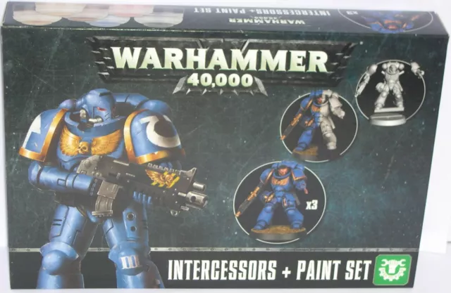 Warhammer 40K Intercessors + Paint Set (New)