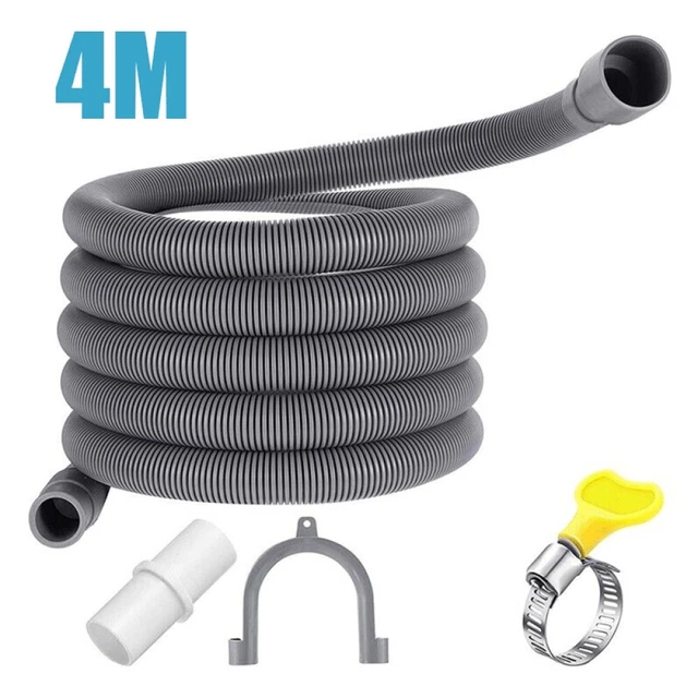 WASHING MACHINE INLET Fill Water & Waste Drain Hose Extension Kit 4m