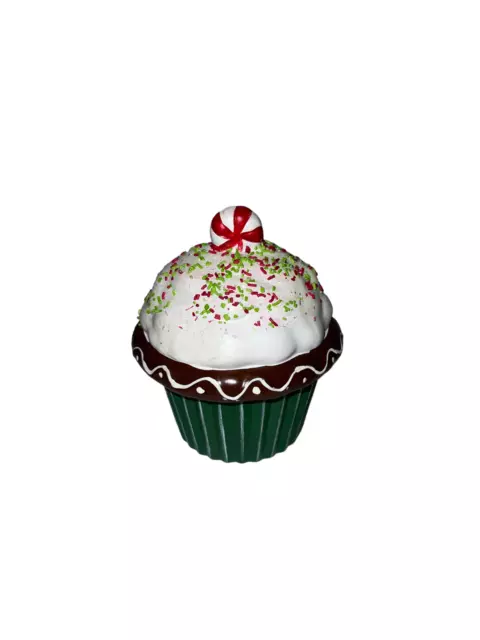 Vintage Ceramic Christmas Cupcake Candle Kohl’s