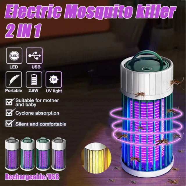 Elektrischer UV LED Insektenvernichter Moskito Lampe Insektenfalle Mückenlampe