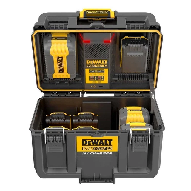 Dewalt DWST83470-GB Toughsystem 2.0 Scatola caricabatterie 18v/54v XR Flexvolt USB