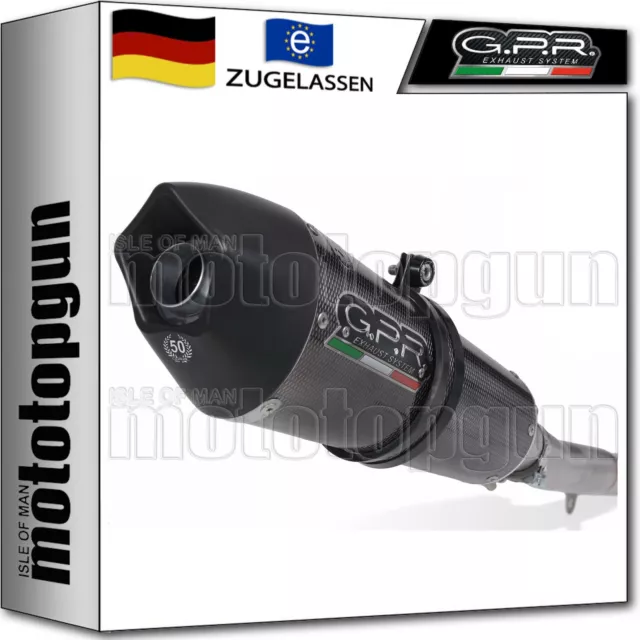 Gpr Mid System Auspuff Kat Gpe Anniversary Poppy Suzuki V-Strom Dl 650 2012 12