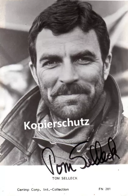 Tom Selleck -- Autogramm -- 10x15 cm -- Autograph