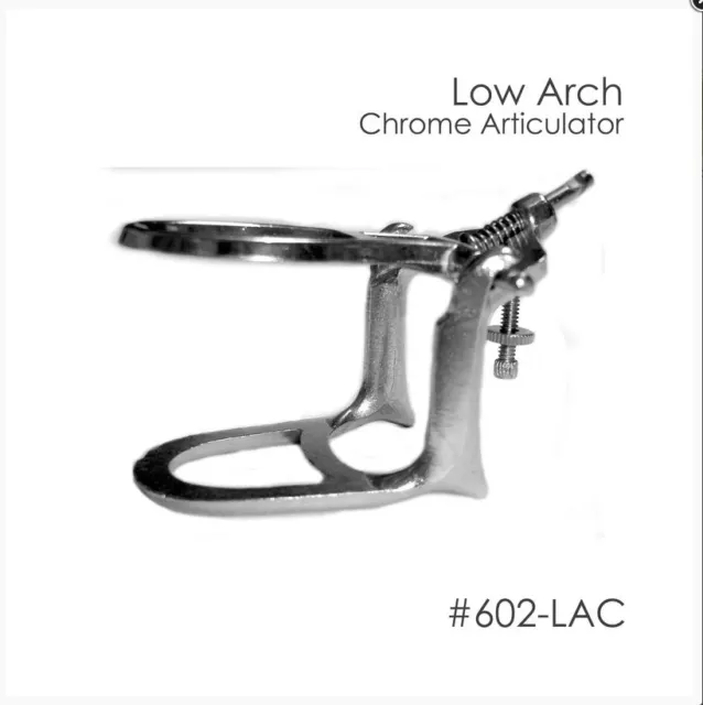 Low Arch Denture Chrome Articulator Dental Lab (6 SETS) Meta Dental # 602 - Lac