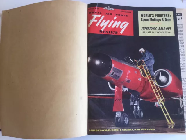 RAF Flying Review, Bound 12 Issues, 1956 (jan - dec)