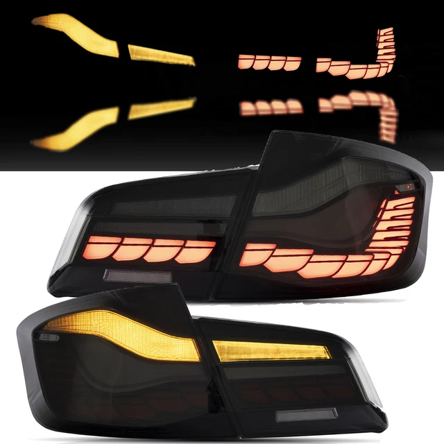VLAND LED Smoke Tail Lights For 2011-2017 BMW 5 Series F10 F18 Sequential pair