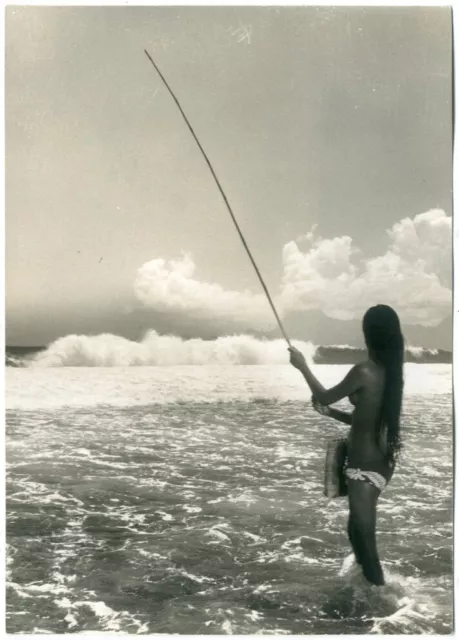 Photo Argentique Lucien Gauthier Tahiti Vers 1950