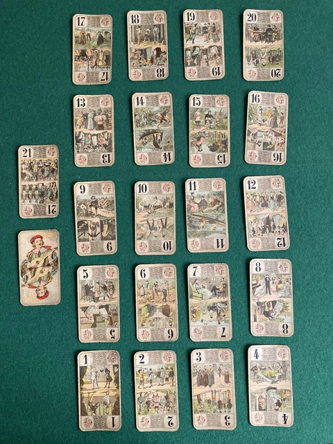 RARE ANCIEN JEU de tarot de Marseille avec livret grimaud réf 394403 5