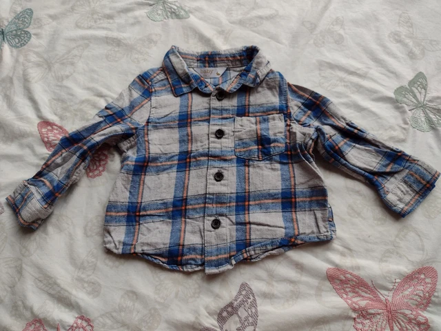 Top a maniche lunghe/camicia M&Co bambino bambino bambino 3-6 mesi