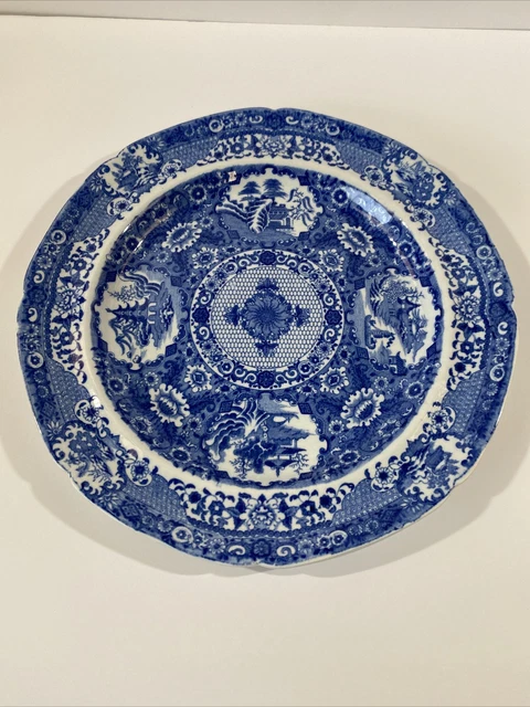 19th Century Spode The Net Pattern Plate Ca.1810 9 3/4"