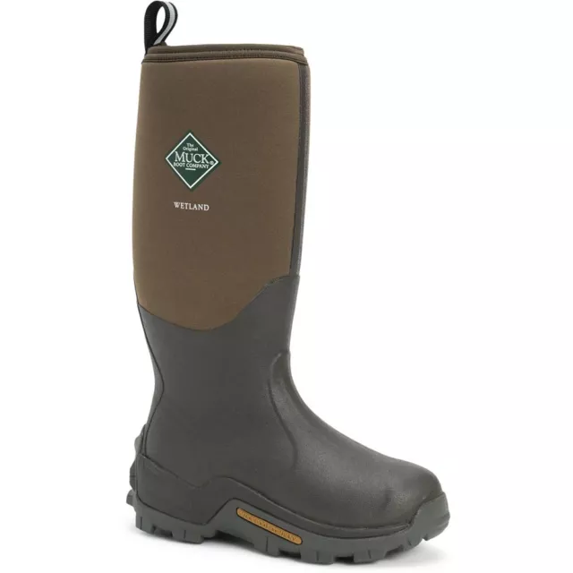 Muck Boot Men's Wetland Boot, Tan / Bark