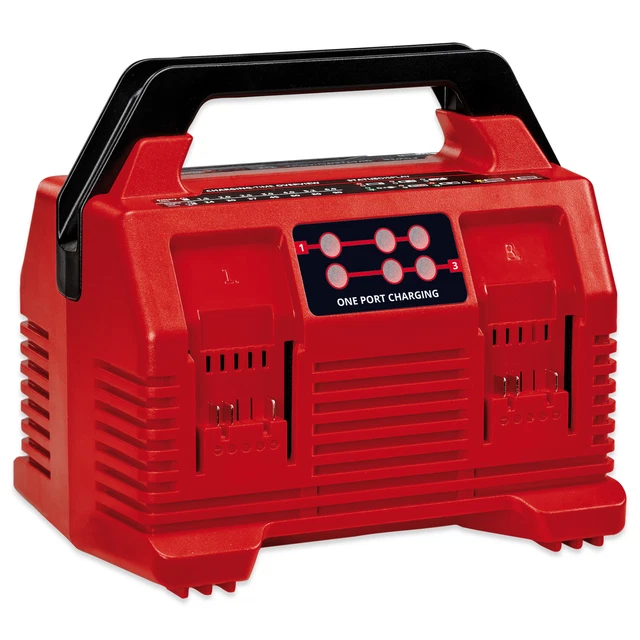 EINHELL QUAD BATTERY Charger For Power XChange Batteries 18V Fast