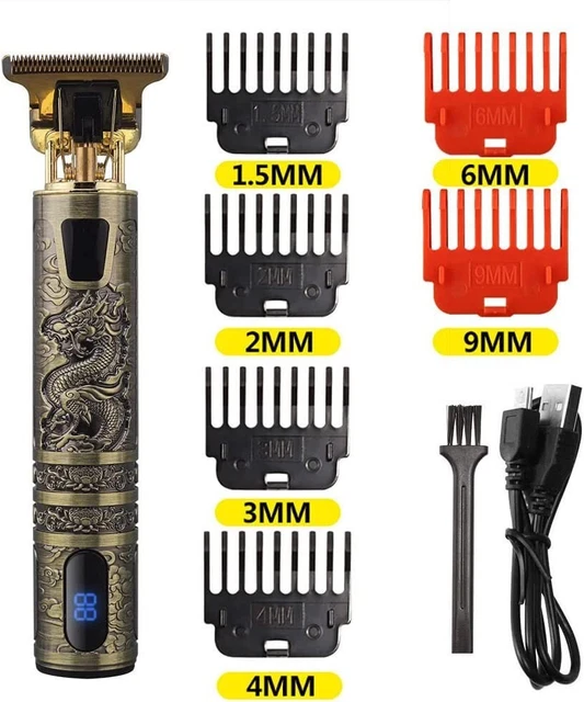 Hair Clippers for Men, Professional Hair Trimmer Zero Gapped T-Blade Trimmer Cor