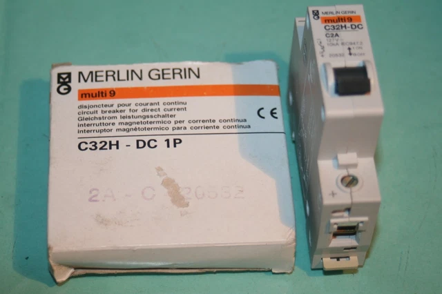 Disjoncteur MODULE 9 P25M 1A MERLIN GERIN Référence 21104 - Occasion Fonctionnel