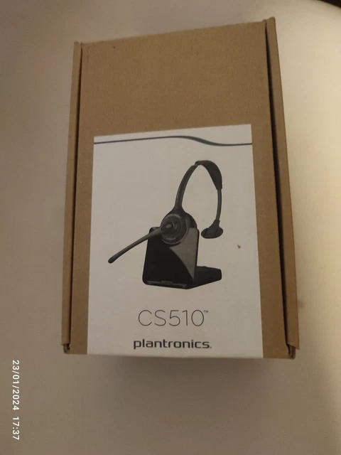 Casque Sans-fil Plantronics CS510 - Serre-tête Mono, Neuf (emballage Ouvert)