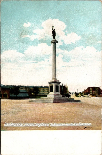 Baltimore,MD Sons and Daughters of the American Revolution Monument Leighton