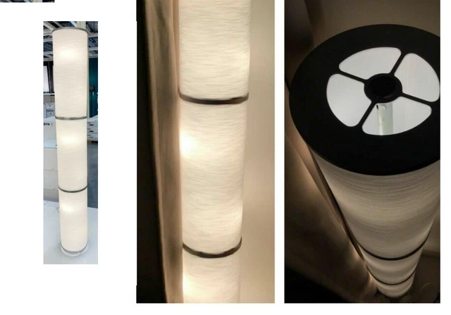 138CM HIGH IKEA VIDJA Floor Lamp White Diffused Decorative Light