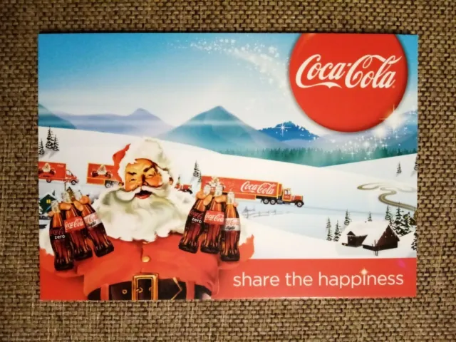 Carte Postale Coca Cola Père Noël
