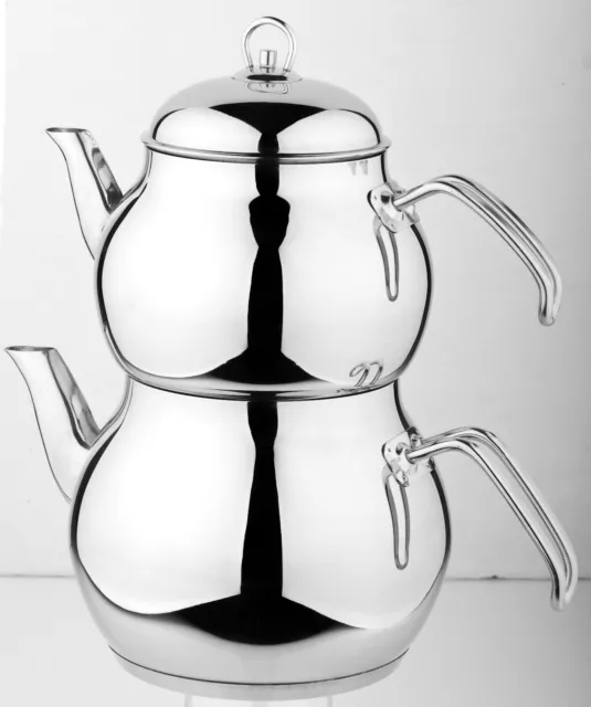 Quality Traditional Turkish Tea Pot Stainless Steel Small Medium Size teapot