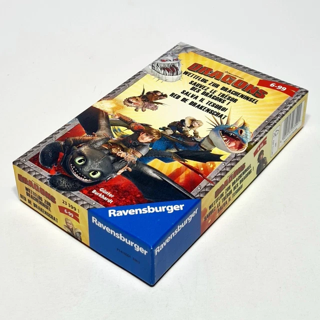 Ravensburger DRAGONS - WETTFLUG ZUR DRACHENINSEL dt Drachenzähmen leicht gemacht