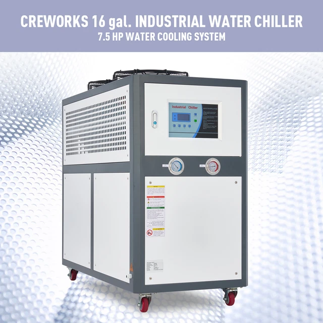 CREWORKS 16 gal 5TON Industrial Water Chiller f. Laser Engravers & CNC Machines