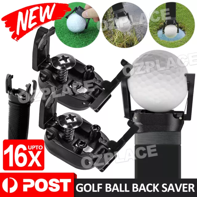 2-16x Back Saver Putt Picker For Putter Grip Golf Ball Retriever Pick Up Tool