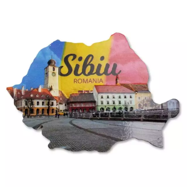 Travel Fridge Magnet Sibiu Romania Refrigerator Tourist Souvenir City Country