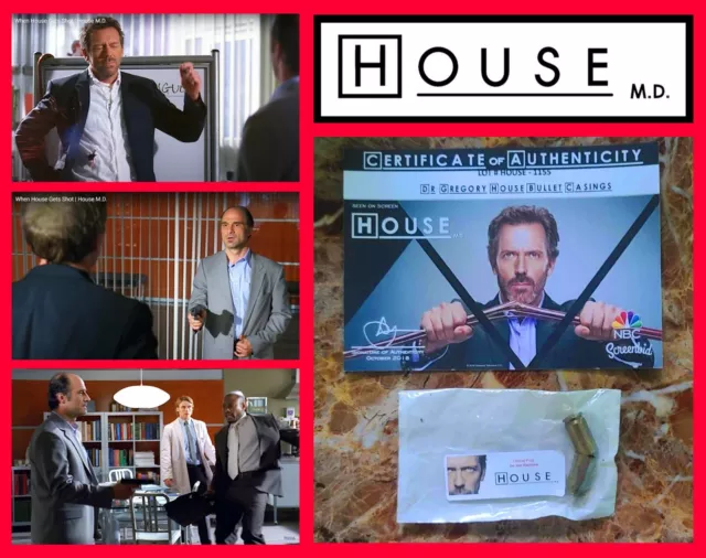 HOUSE MD: (Dr.) Hugh Laurie casings w/Studio COA