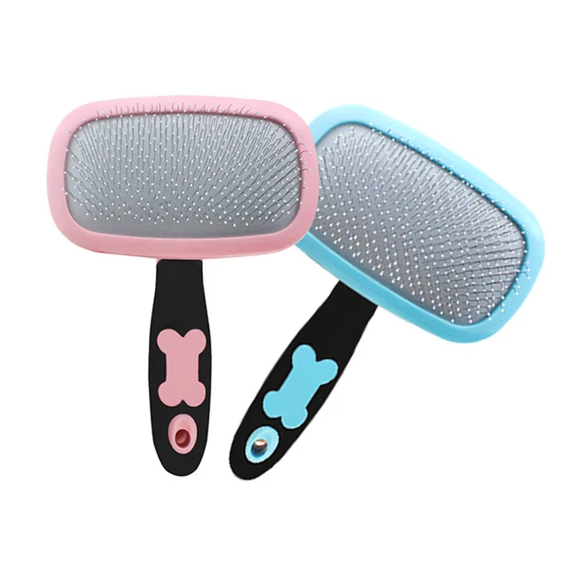 Pet Hair Remover Dog Cat Comb Grooming Massage Deshedding Self Cleaning Brush