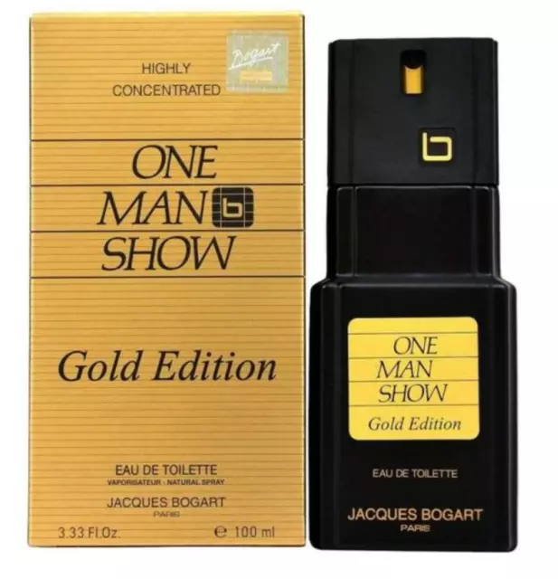 Jacques Bogart Paris One Man Show Gold 100 ml  Eau De Toilette Spray For Men