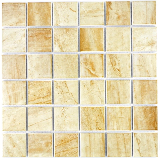 Carrelage osaïque travertin pierre naturelle beige brique Inula Chiaro antique travertin pour