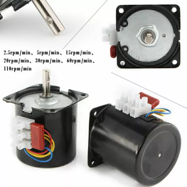 High Torque 50Hz Gear-Box 60KTYZ Synchronous AC 220V 14W Gear Replacement Motor