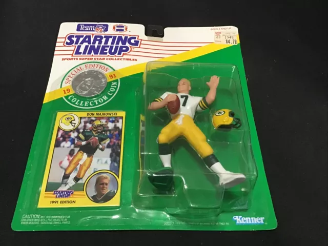 1991 DON MAJKOWSKI Green Bay Packers #7 - Starting Lineup See Description