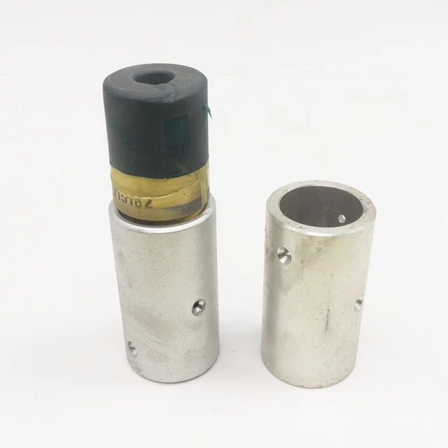 1-1/2" Blasting Media Nozzle Coupling 3/8" Bore & Extra Coupling Lot of 2