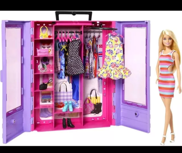 Barbie fashionistas ultimate closet portable fashion toy with doll deals