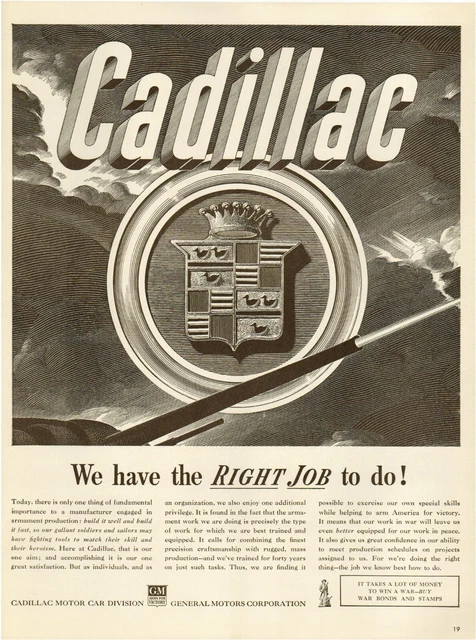 Cadillac, American, Automobiles, Advertising, Collectibles