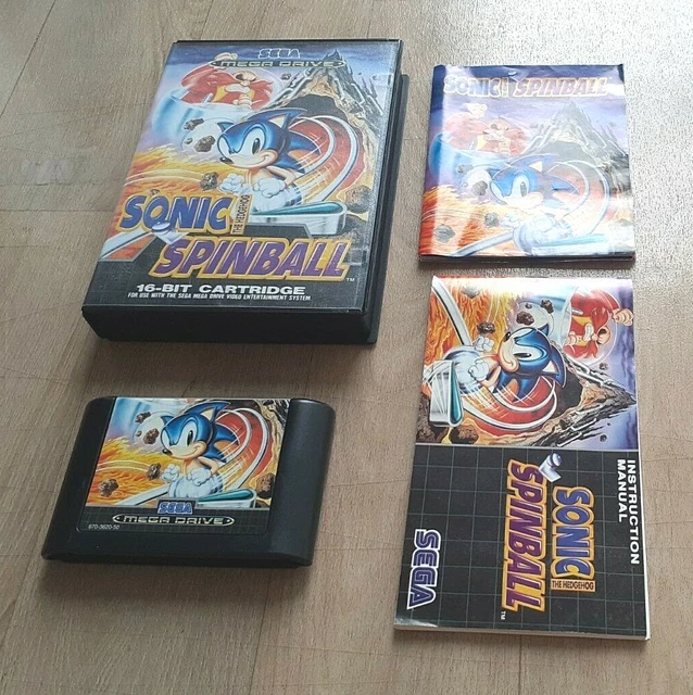 SONIC THE HEDGEHOG Spinball - SEGA Megadrive Mega Drive - Complet ...