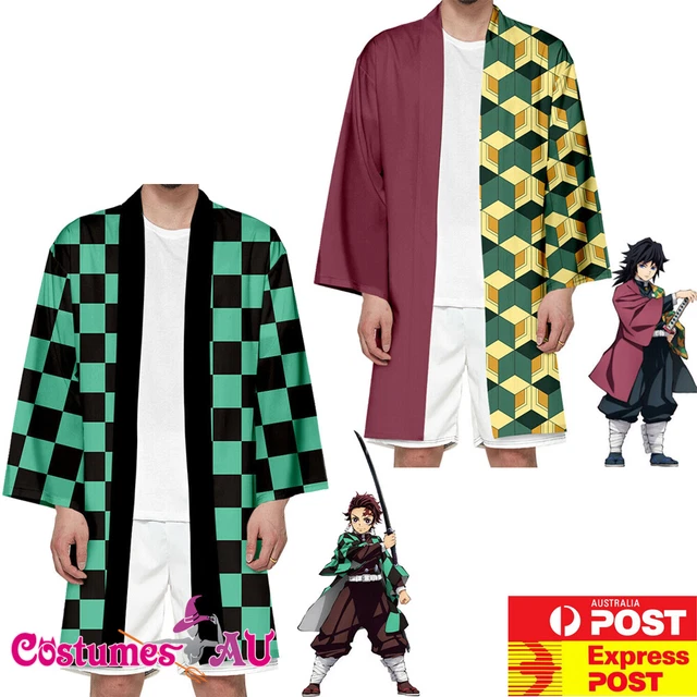 DEMON SLAYER COSPLAY Costume Tanjiro Kamado Giyu Tomioka Kimetsu No Yaiba Robe 26.99 PicClick AU