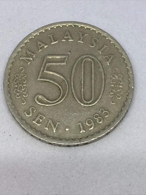 Malaysia 50 Sen 1983 Coin