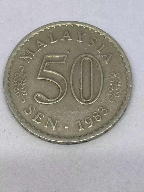 Malaysia 50 Sen 1983 Coin