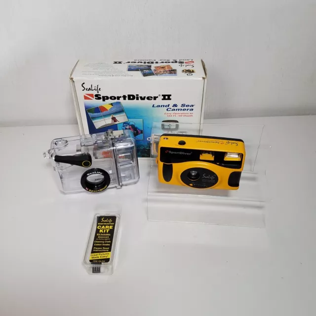 Sealife SportDiver II Land & Sea Camera Kit Underwater Camera Yellow