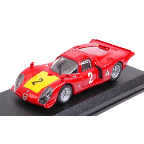 Miniature Alfa Romeo 33.2 1968 1/43 Best 1968 Coda Lunga Le Mans No.40