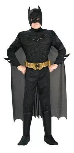 Batman Dark Knight Rises Child's Deluxe Muscle Chest Batman Costume Large