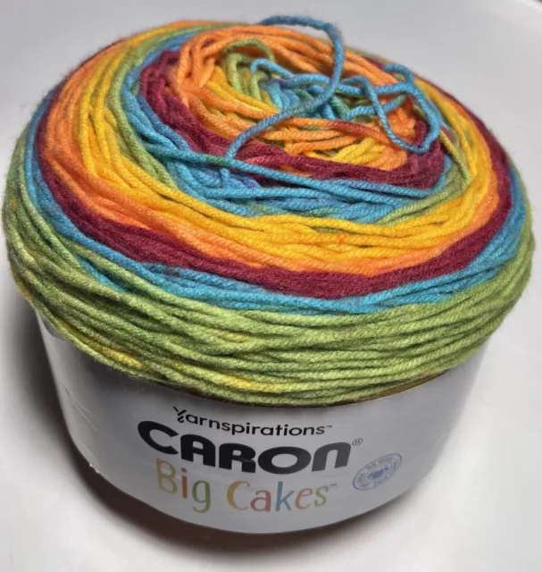 1 Cake Of Caron Big Cakes Yarn Peppercream Grays Worsted