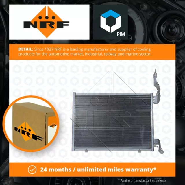 Air Con Condenser fits FORD FIESTA Mk6 TDCi 1.6D 2008 on AC Conditioning NRF New