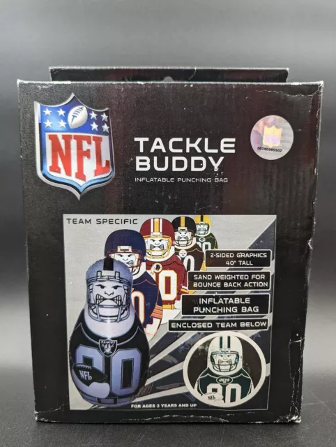 Fremont Die Tackle Buddy NFL Inflatable Punching Bag New York Jets NIB